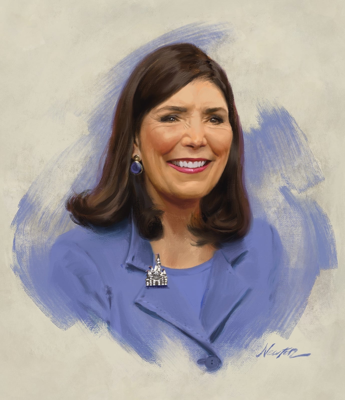Meg Crofton painting