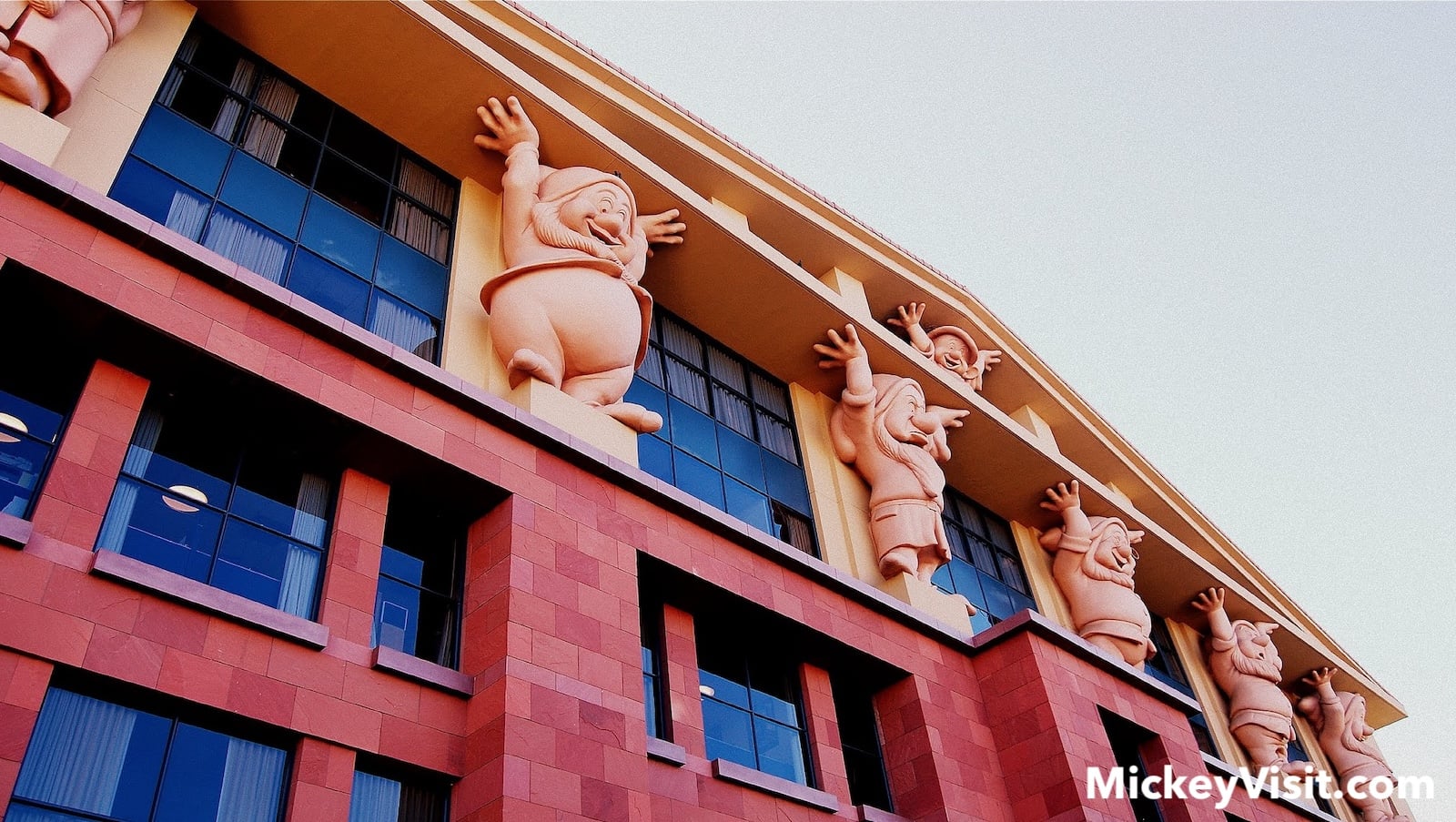 Michael Eisner Building with Seven Dwarfs