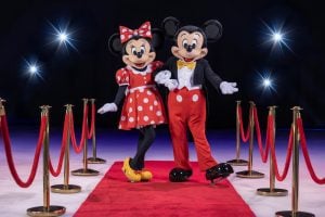 Minnie Mouse and Mickey Mouse