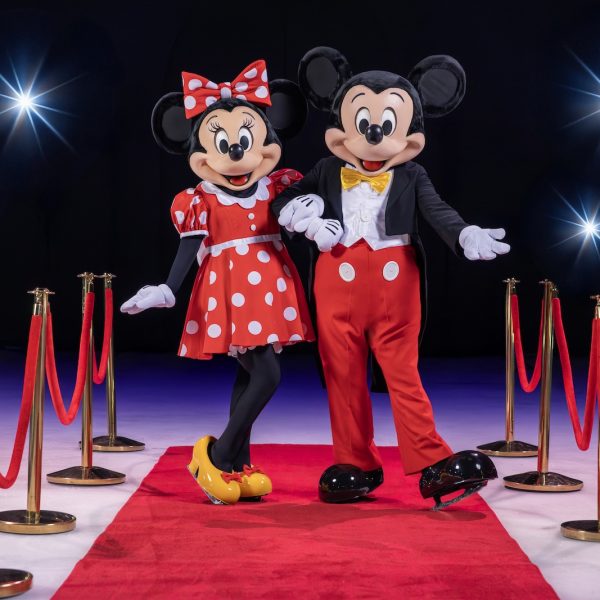 Minnie Mouse and Mickey Mouse