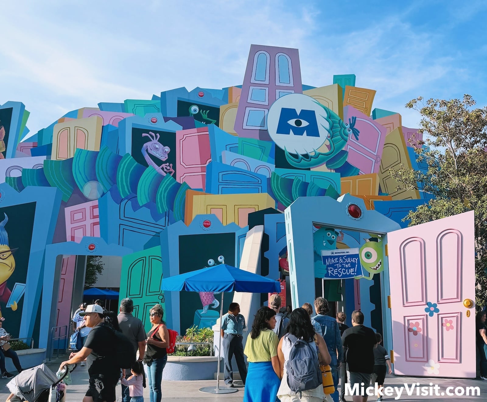 Monsters, Inc ride entrance