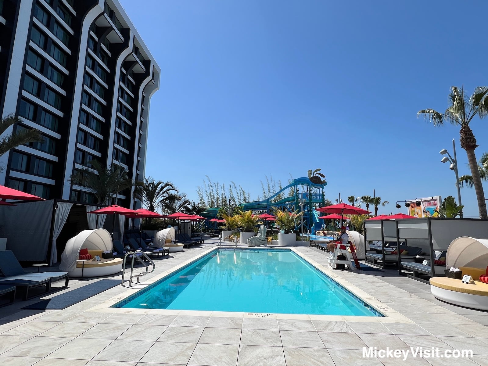 Pixar Place Hotel pool area