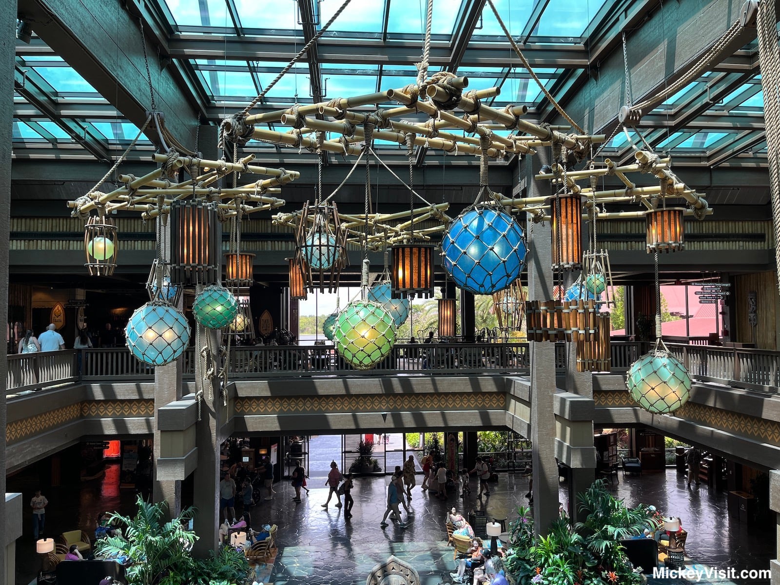 Disney World Polynesian Village Resort lobby