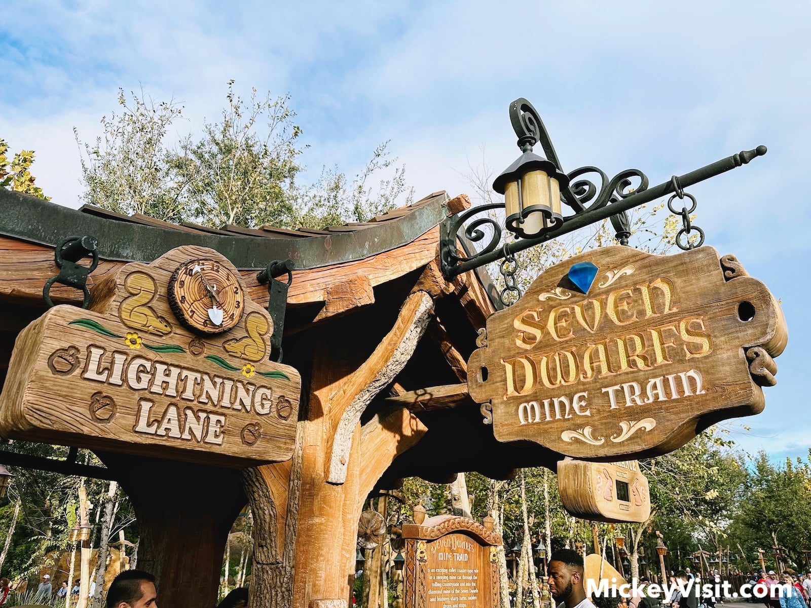 Seven Dwarfs Mine Train Lightning Lane entrance