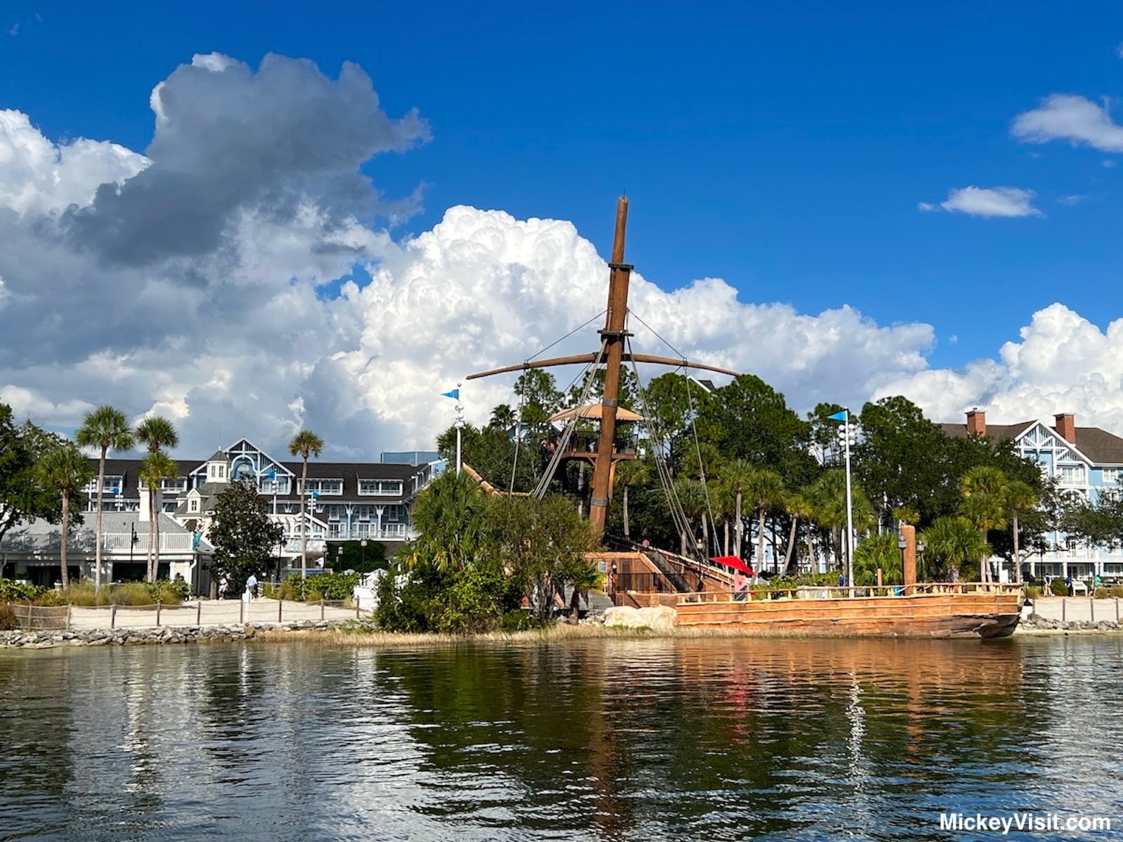 Disney World Yacht and Beach Club water