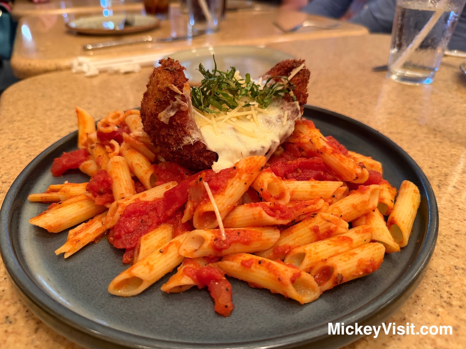 Chicken Parmesan at Wine Country Trattoria