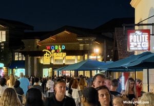 disney springs nighttime