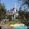 disneyland castle seen from tomorrowland