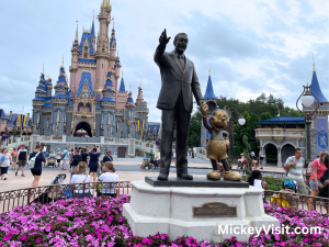 Disney Castle and Statue