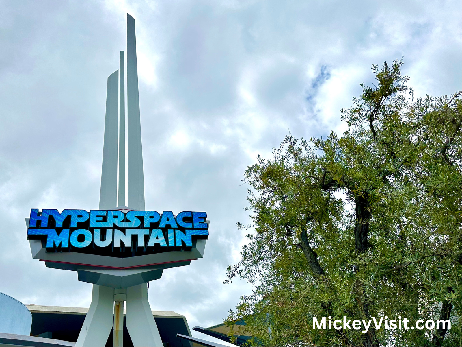 Hyperspace Mountain sign
