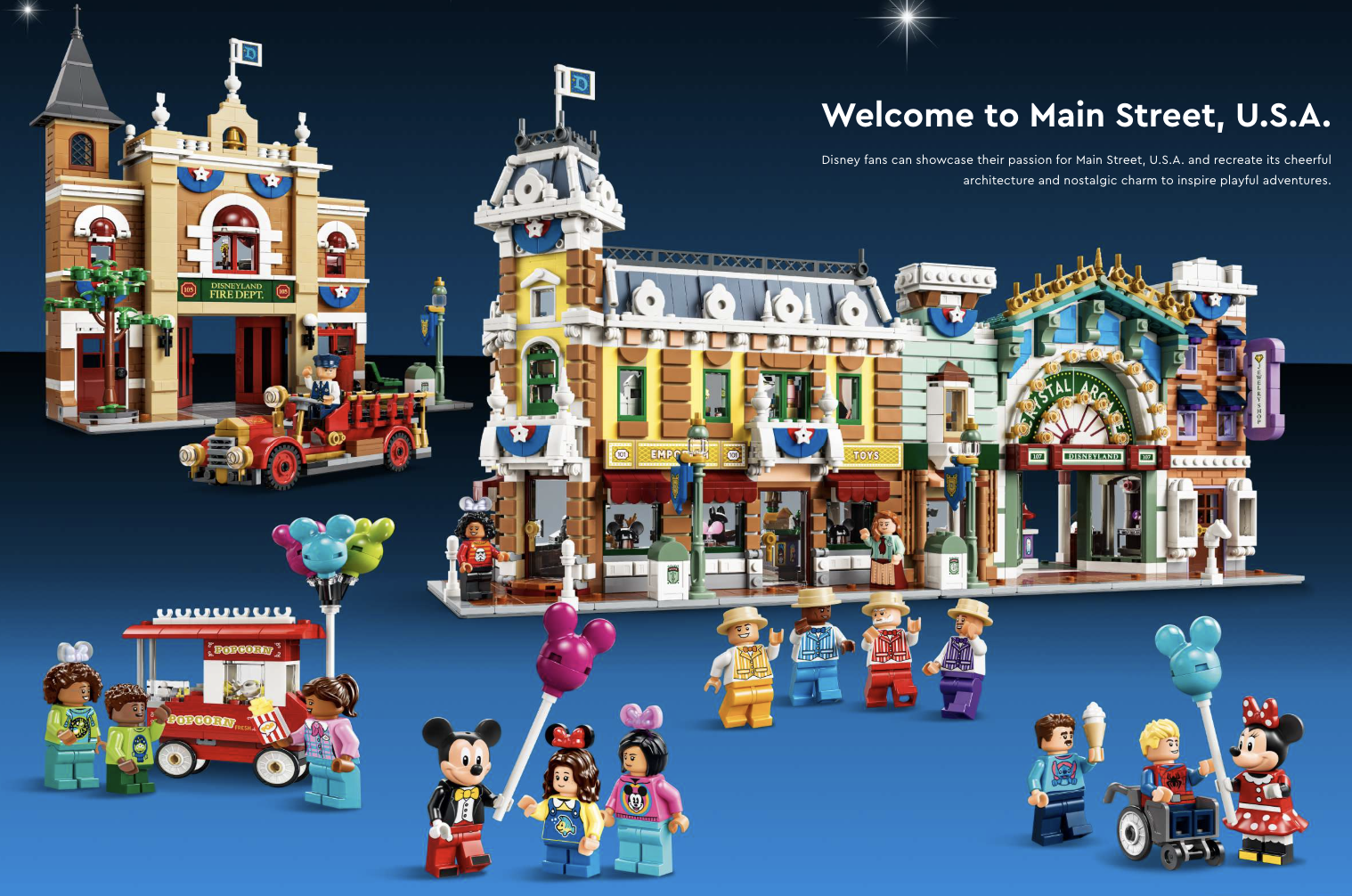 Disney LEGO Set Main Street