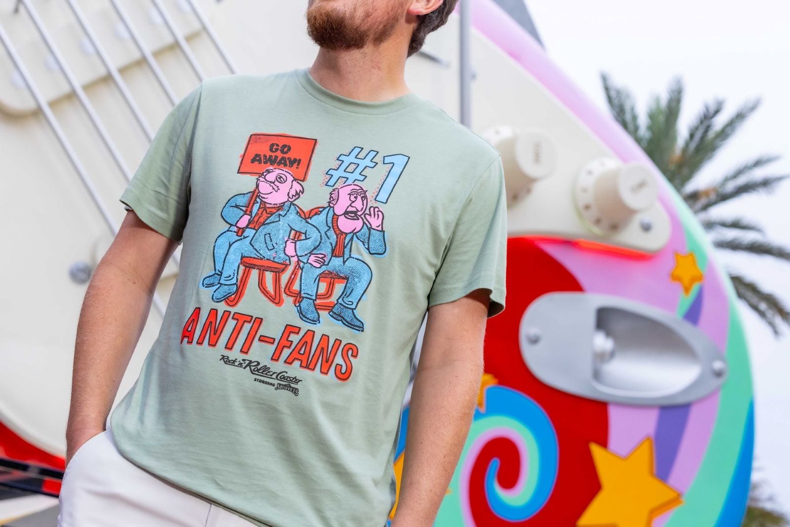 Light green Anti-Fan Muppets T-shirt