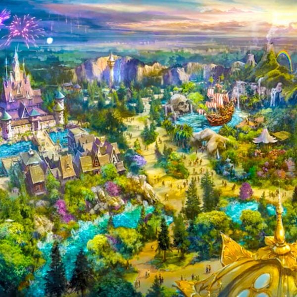 tokyo disney sea concept artwork for theme park expansion