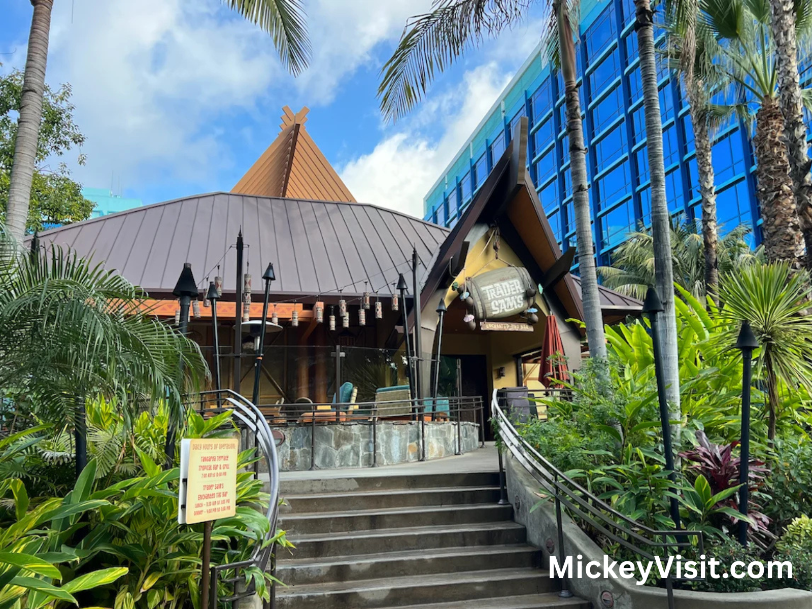 Entrance of Trader Sam's Enchanted Tiki Bar
