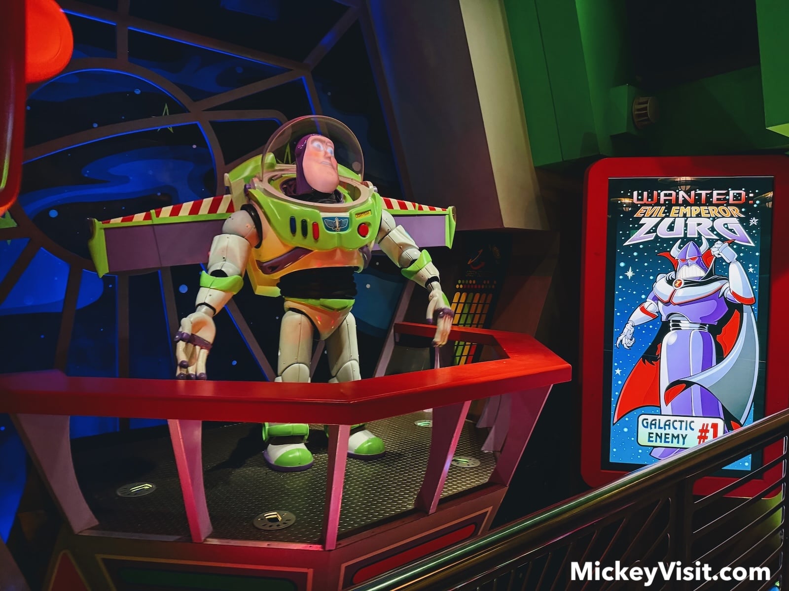 Buzz Lightyear Audio-Animatronics figure