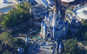 Cinderella Castle repainting