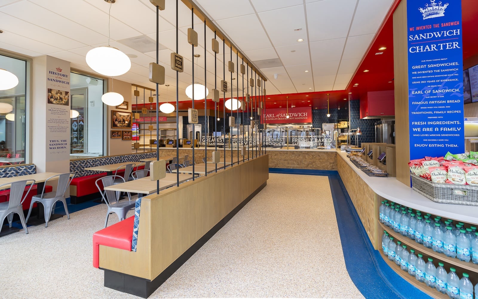 Earl of Sandwich new location interior