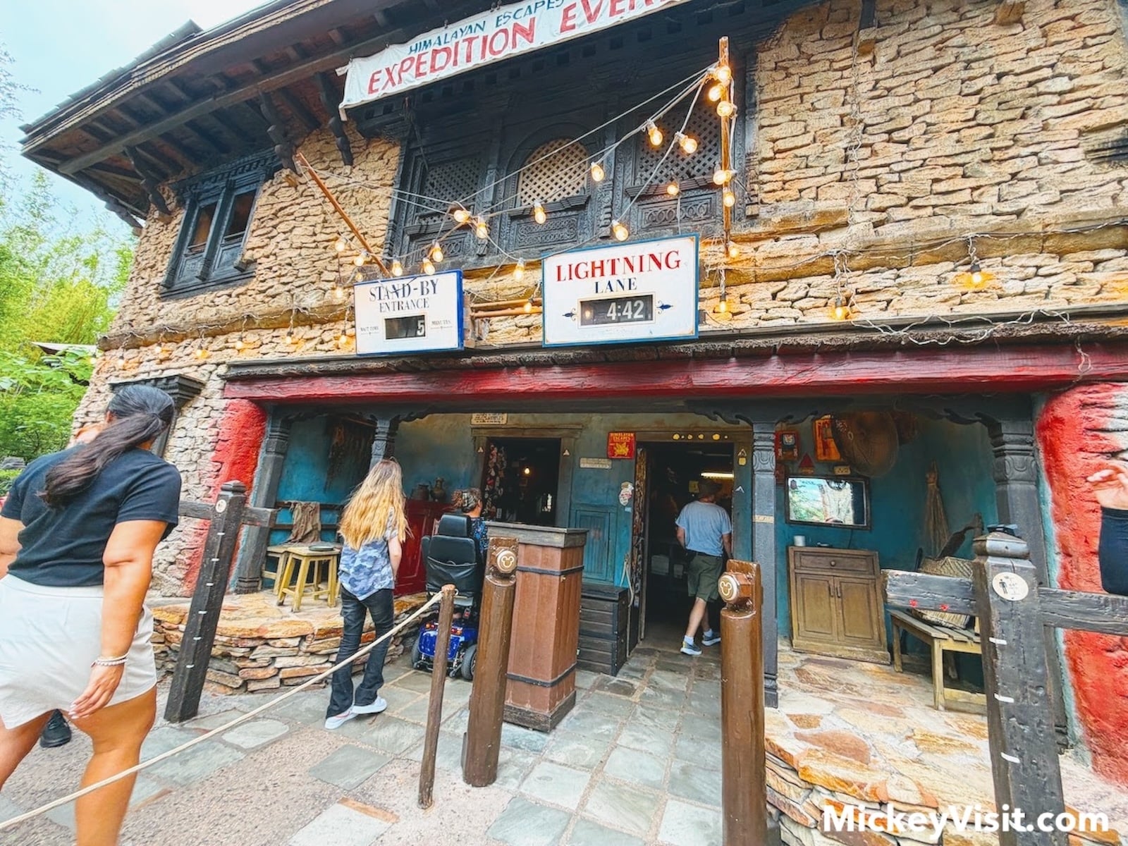 Ride entrance