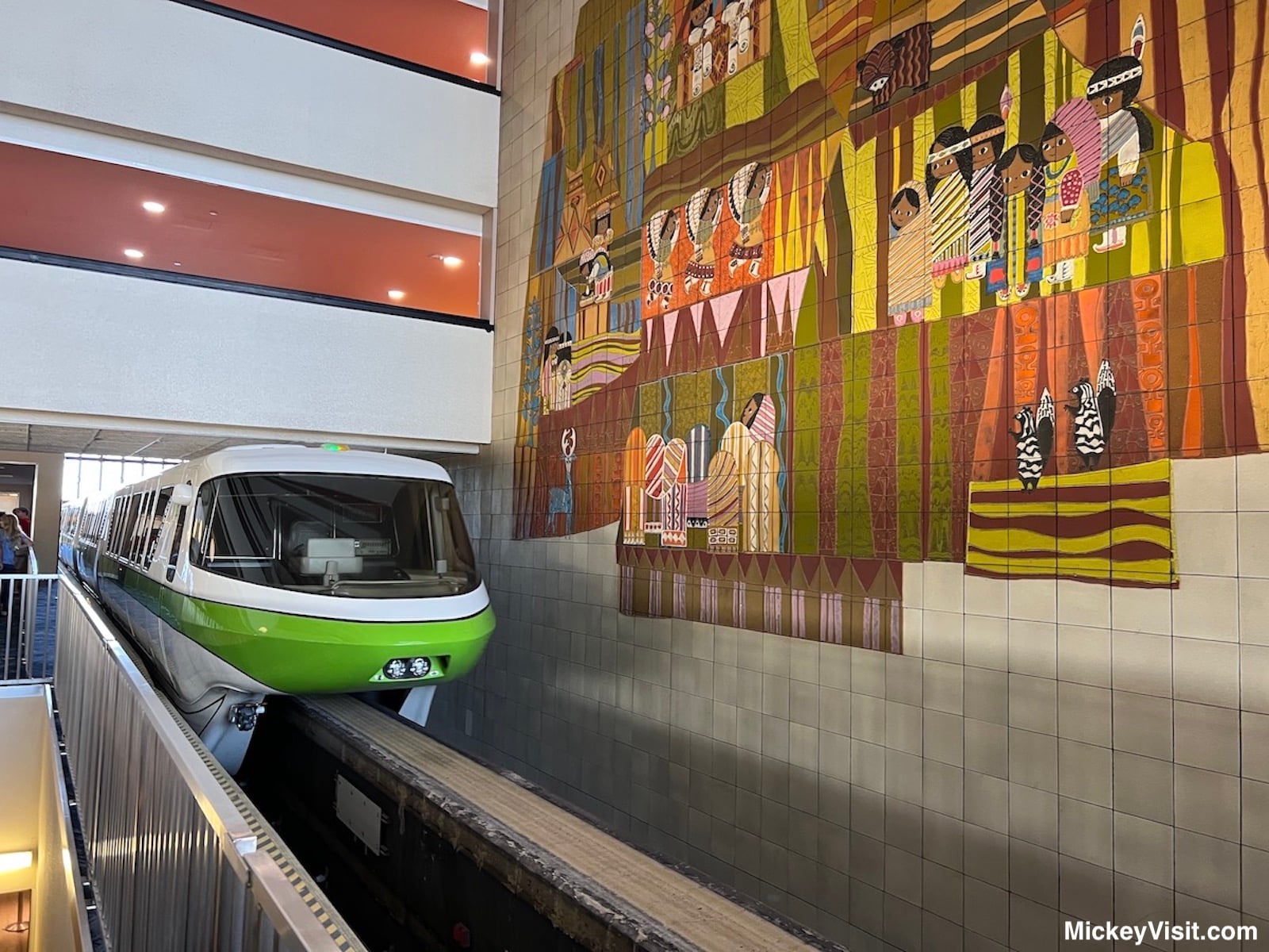 Disney World Monorail mural Contemporary Resort
