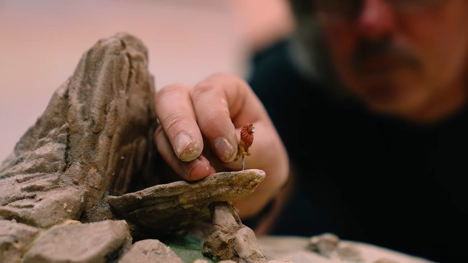 Lion King log flume scale model