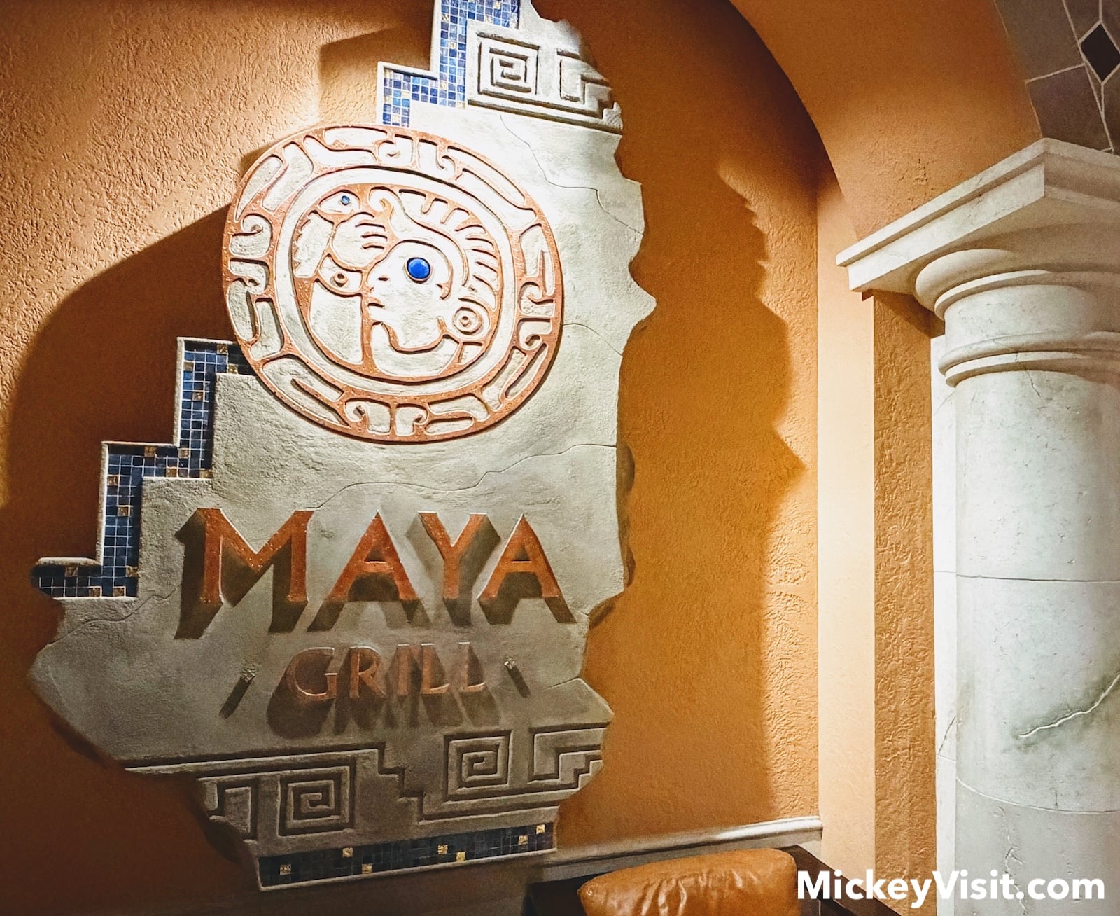 Maya Grill sign