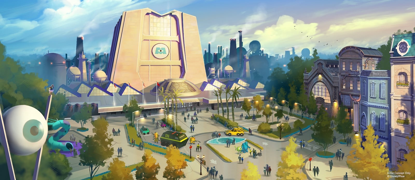 Monsters Inc factory