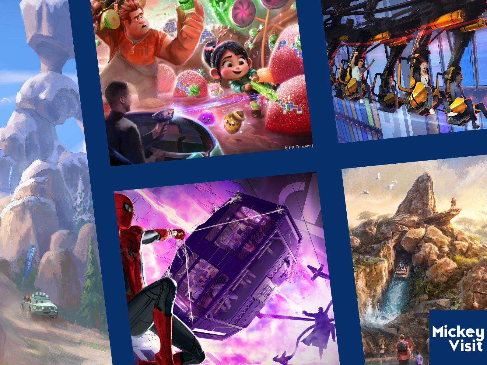 New Disney theme park rides