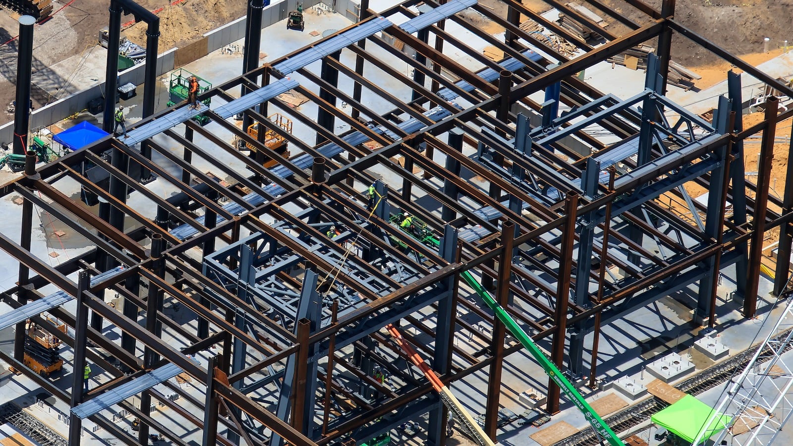Roller coaster steel