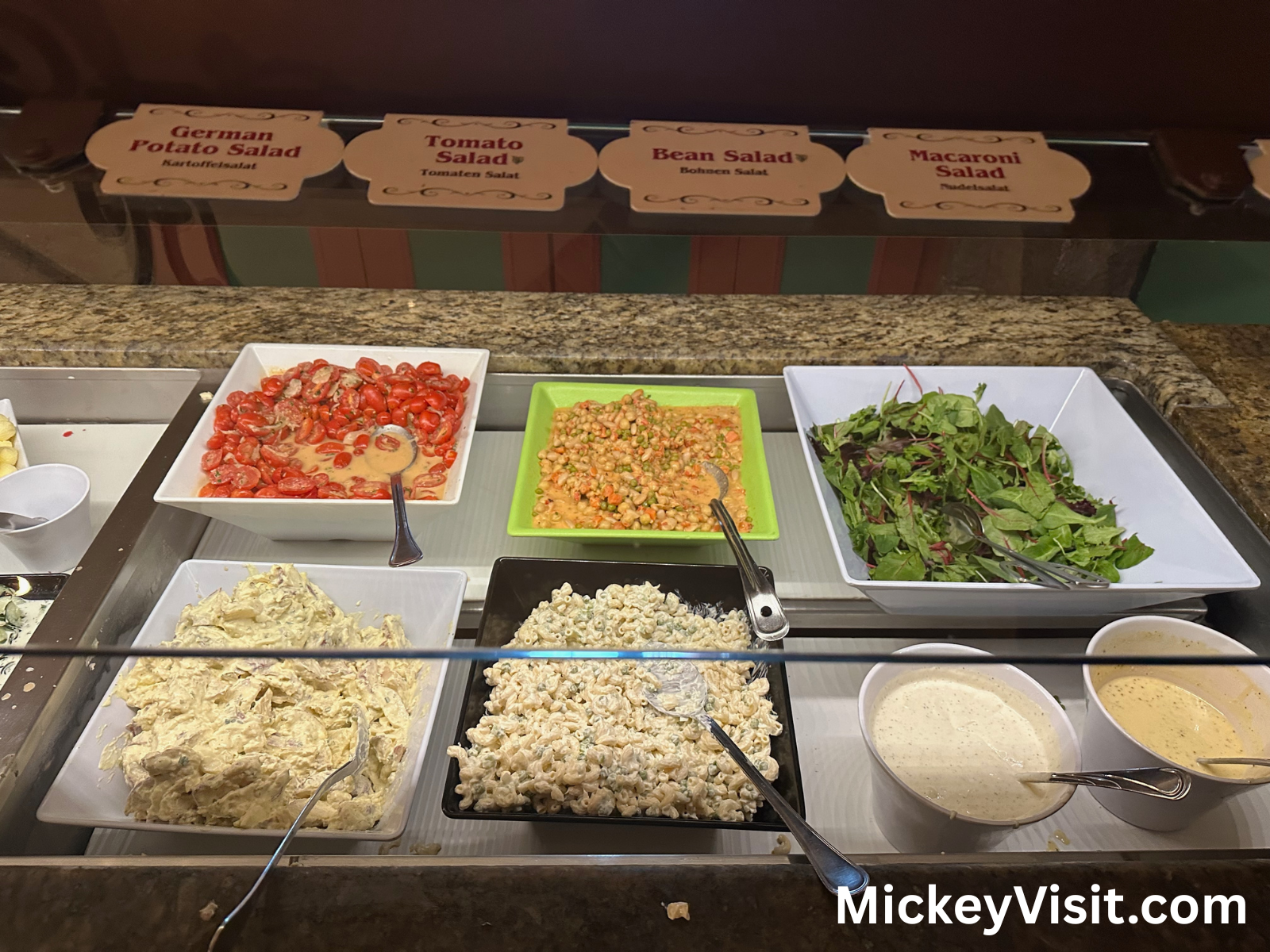 Biergarten buffet option