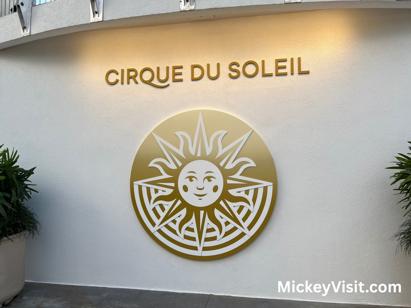 Sign for Cirque du Soleil