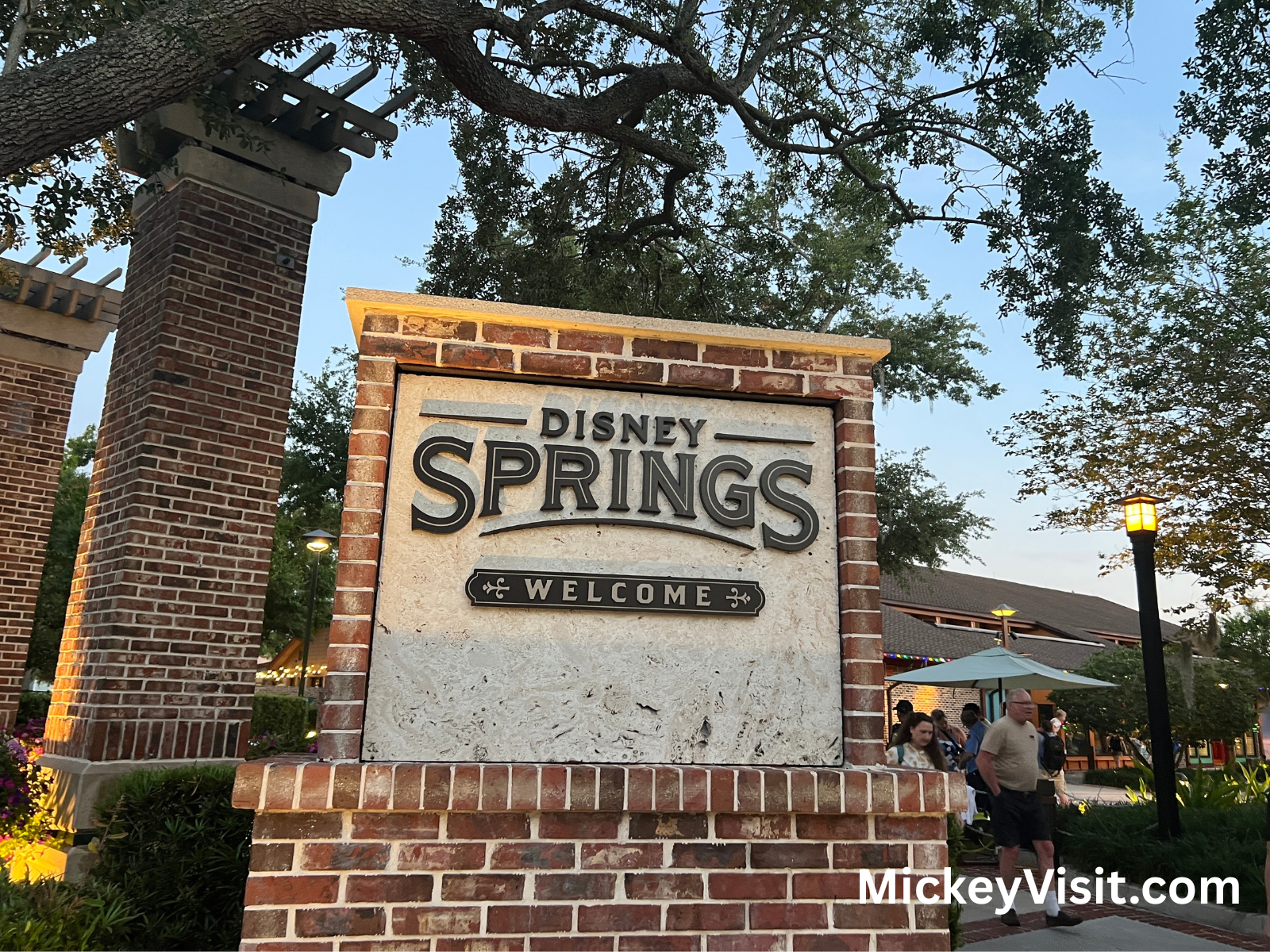 Sign for Disney Springs