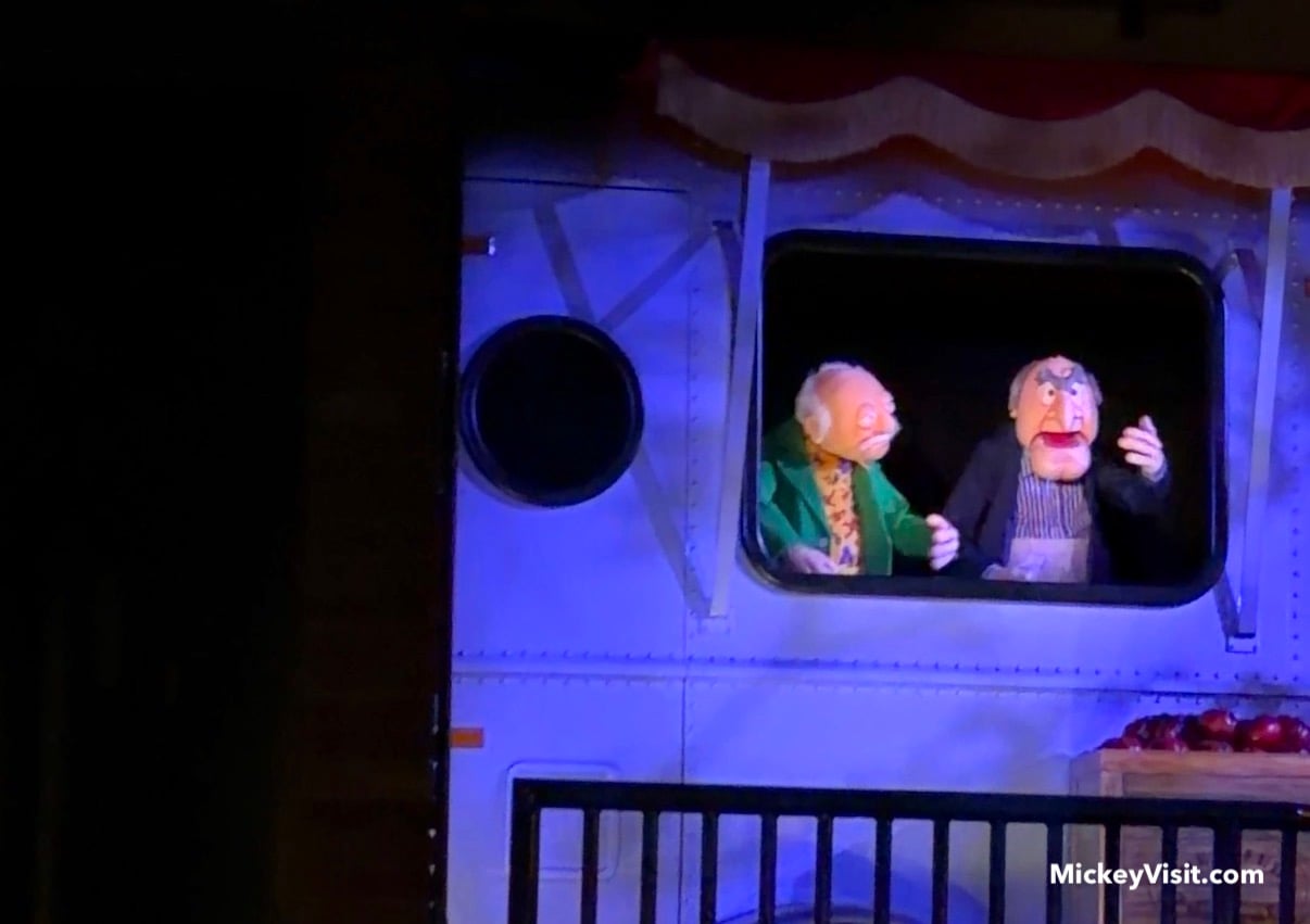 disney muppets old men in rock n roller coaster
