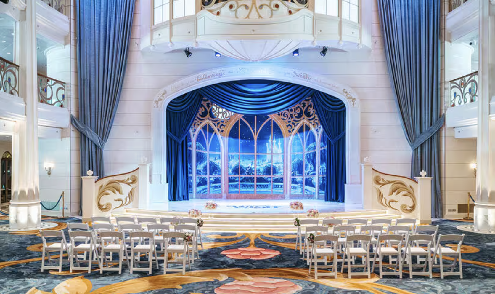 Disney Wish stage