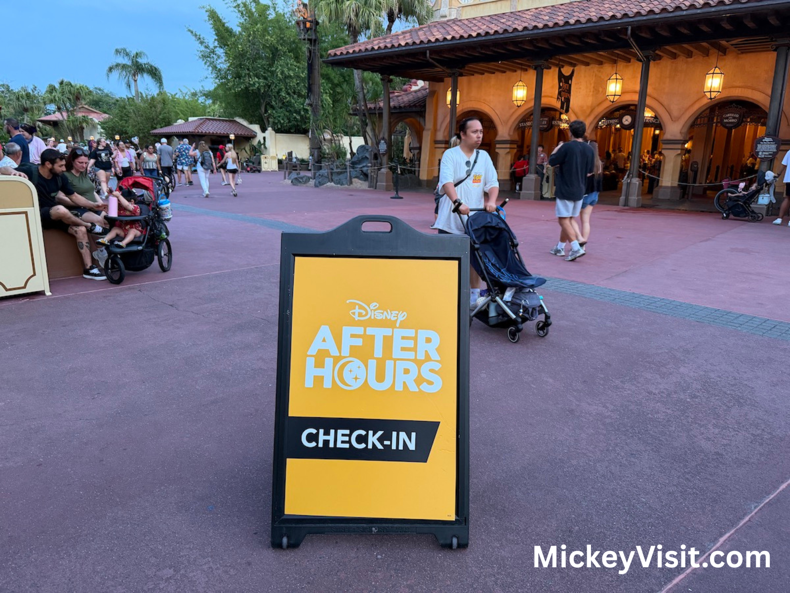 Disney World After Hours Sign