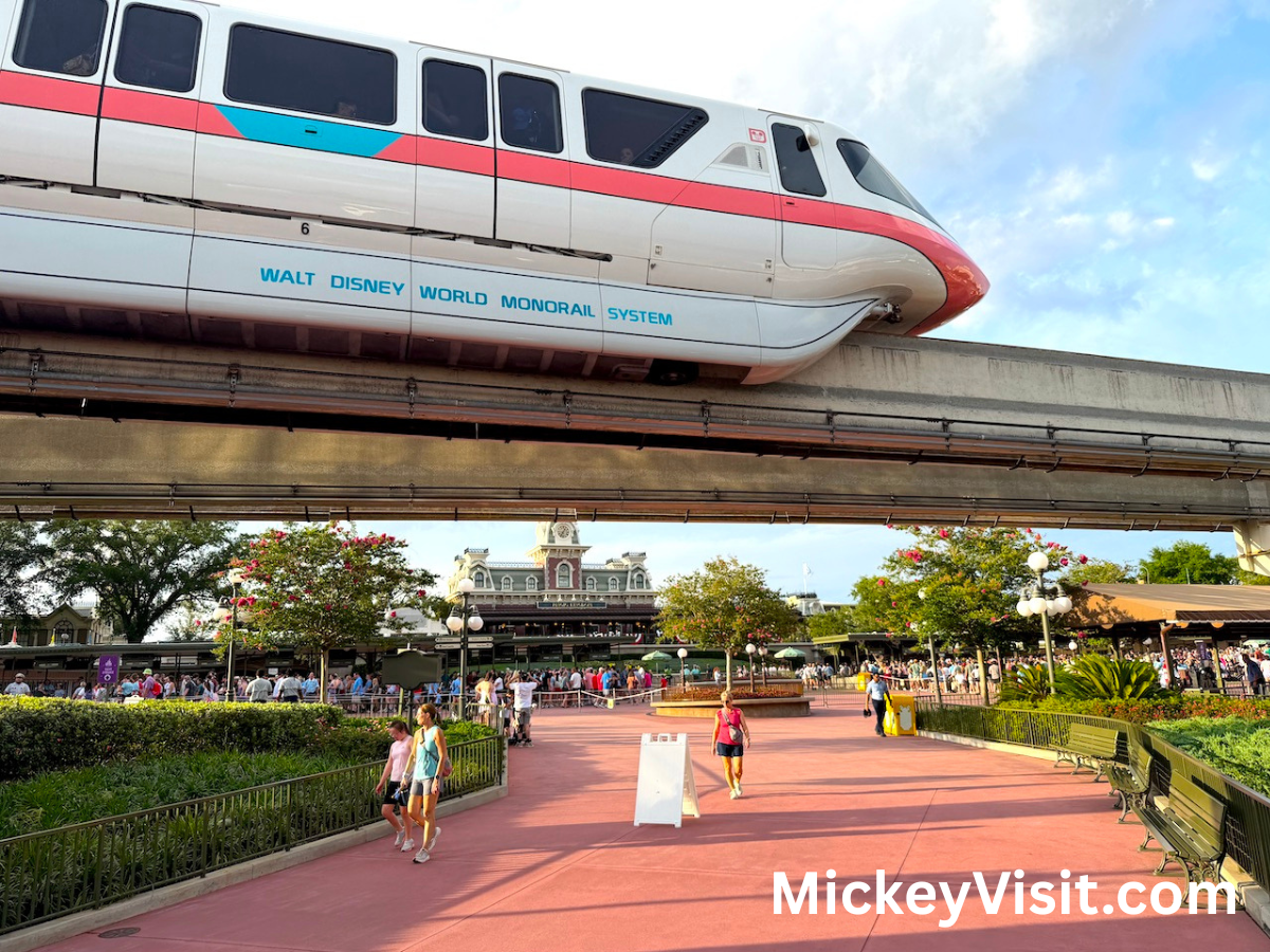 Disney World monorail