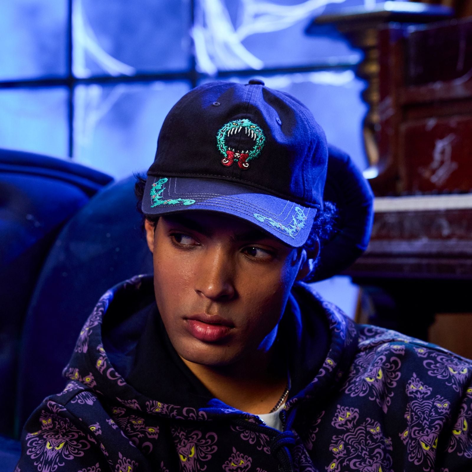 Haunted Mansion Holiday baseball cap