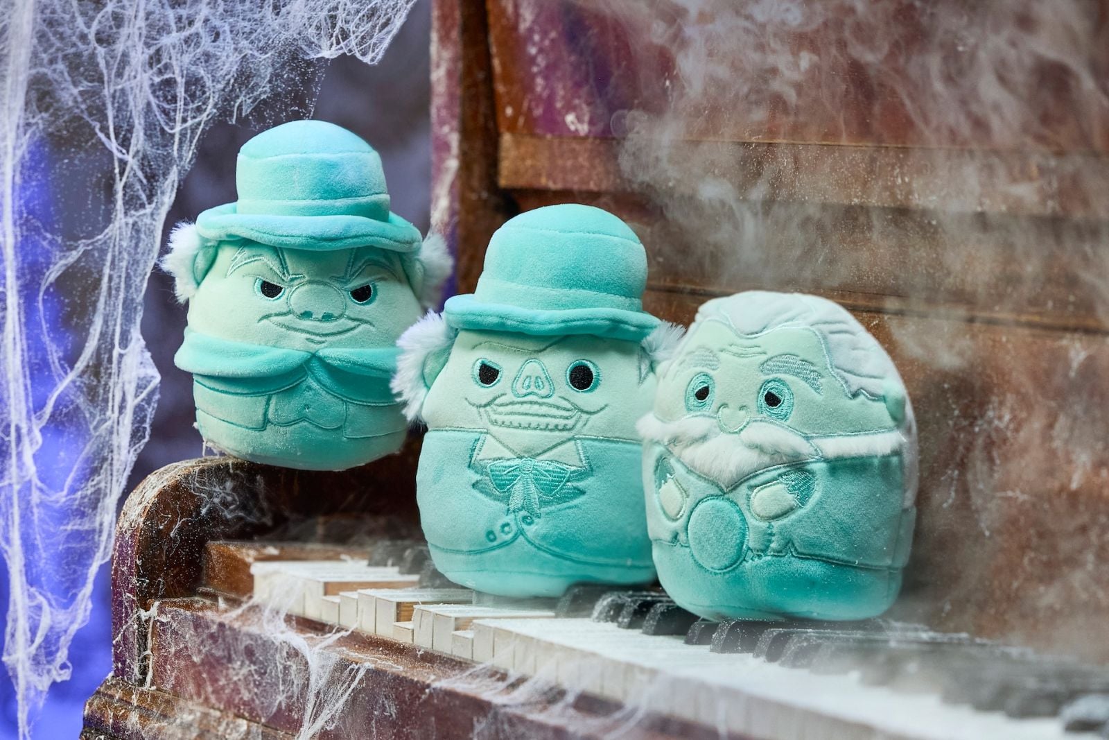 Three piece Squishmallow set of Hitchhiking Ghosts
