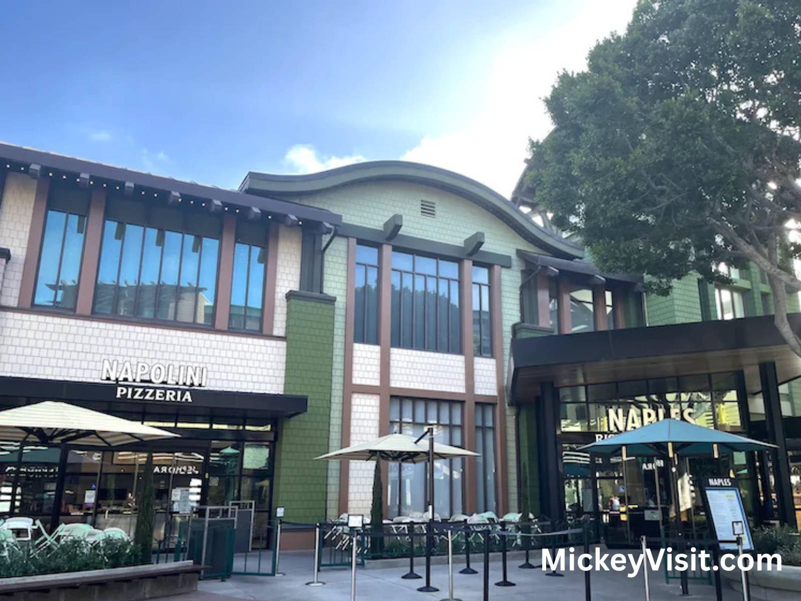 Exterior of Naples Ristorante e Bar at Downtown Disney