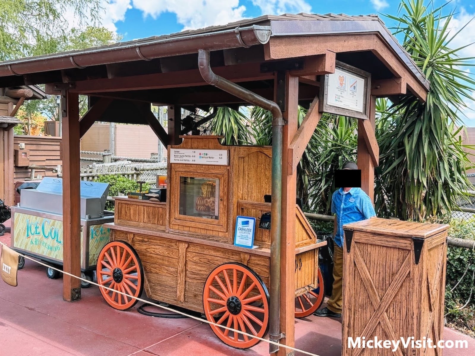 frontierland churro cart