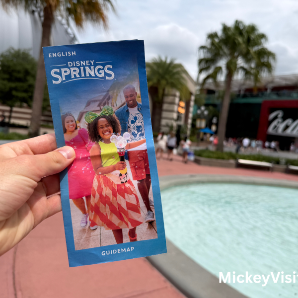 A guide map for Disney Springs