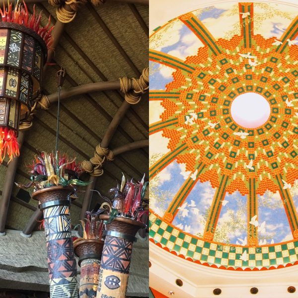 Artwork at Animal Kingdom Lodge and Coronado Springs