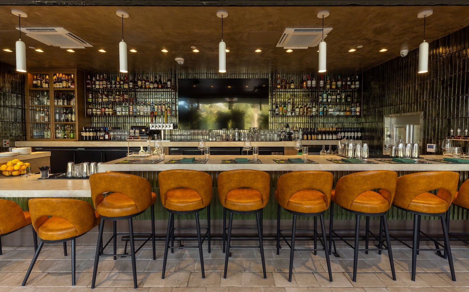 Bar seating at Gordon Ramsay at The Carnaby