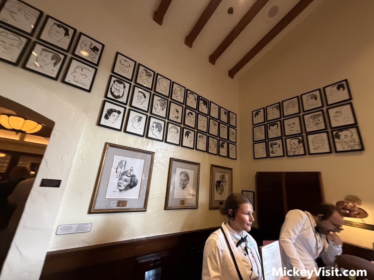 Hollywood Brown Derby caricatures