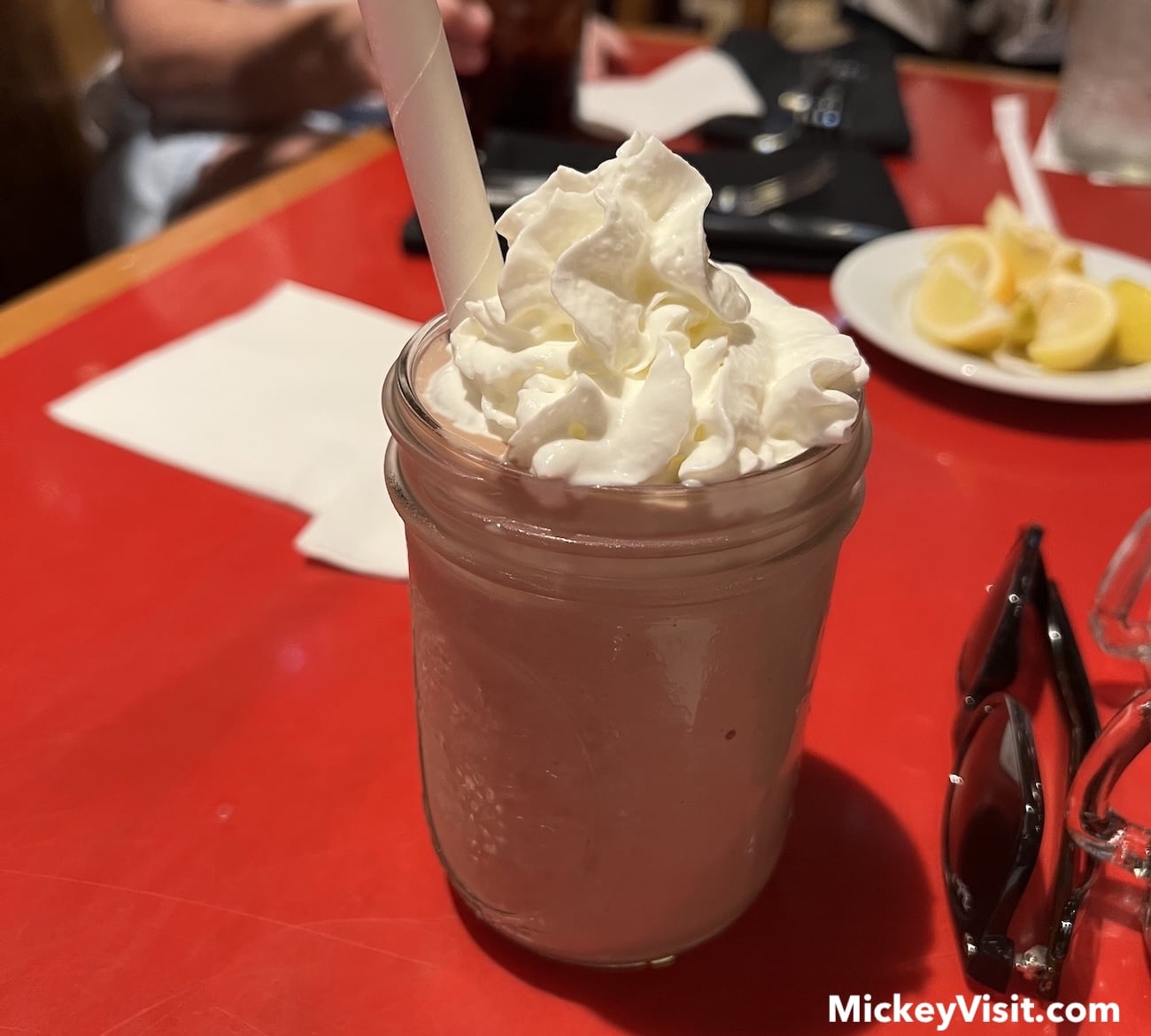 Whispering Canyon Cafe chocolate shake