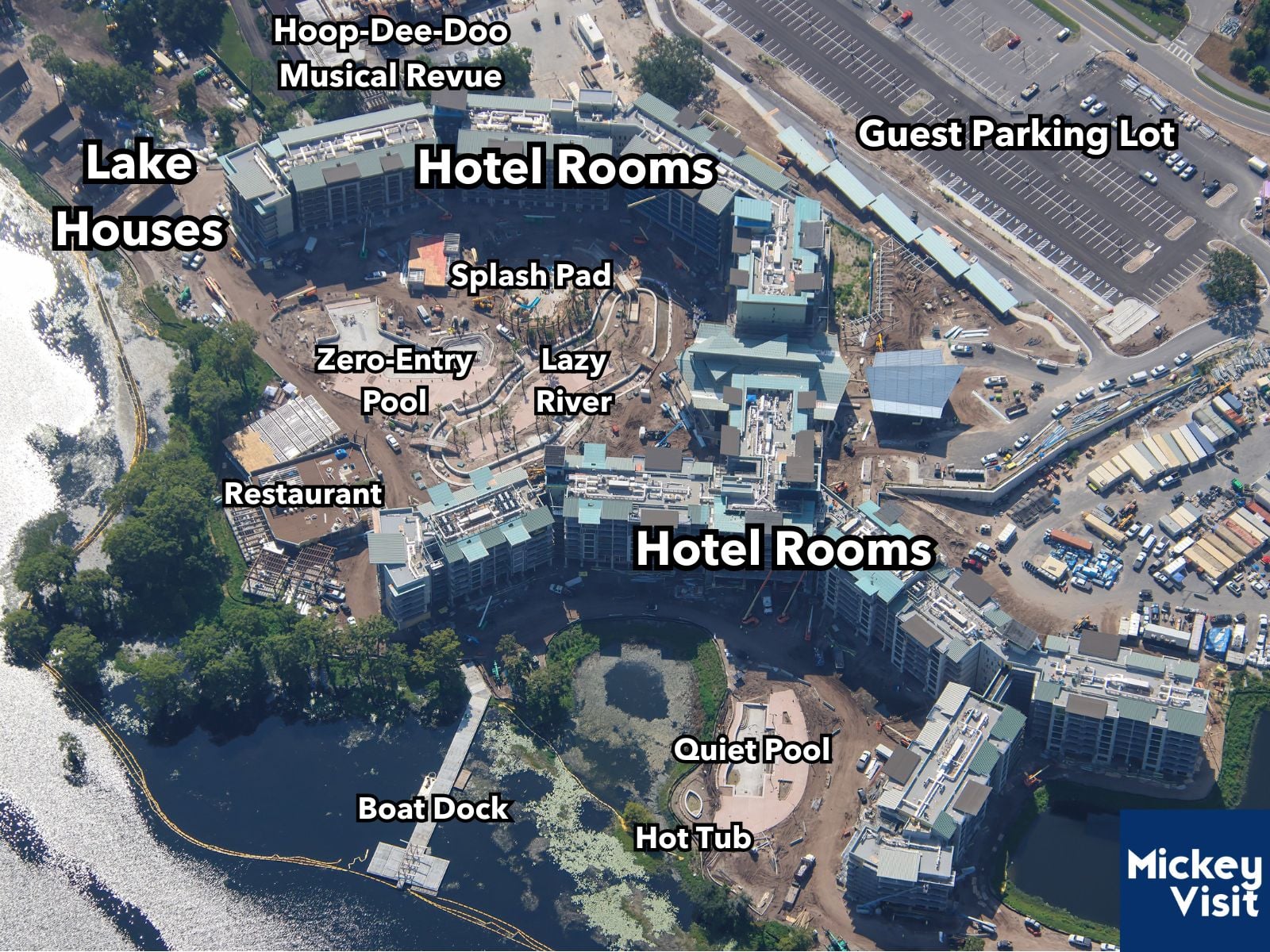 Lakeshore Lodge hotel construction