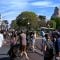 Disneyland Main Street hub castle and Matterhorn