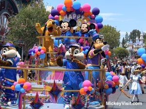 Disneyland anniversary day cavalcade