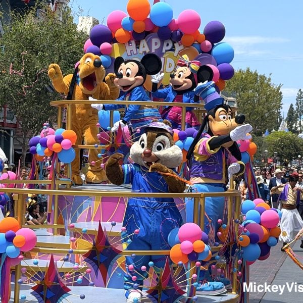Disneyland anniversary day cavalcade