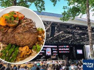 Steak, concert stage