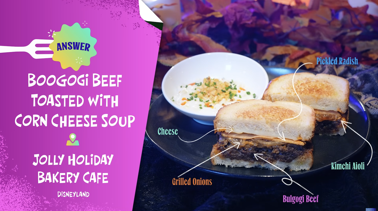 Boogogi Beef Toasted With Corn Cheese Soup